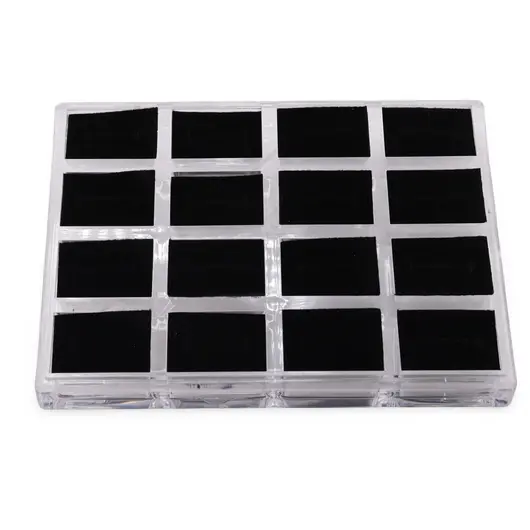 Caseta de bijuterii pentru inele cu capac, 14x10cm