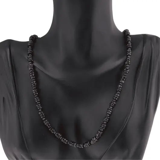 Colier Granat discuri 5mm si sfere 3mm, imagine 3
