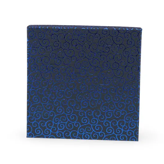 Cutie pentru cadou patrata albastra, 14x14cm