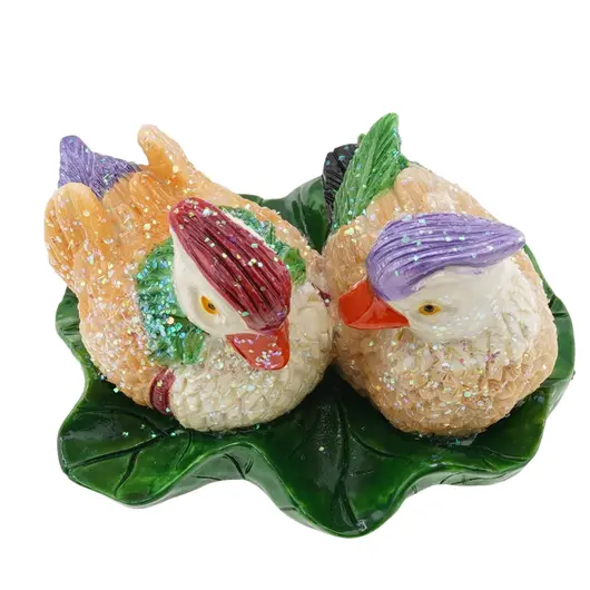 Pereche Rate Mandarin din rasina, 5cm, imagine 6