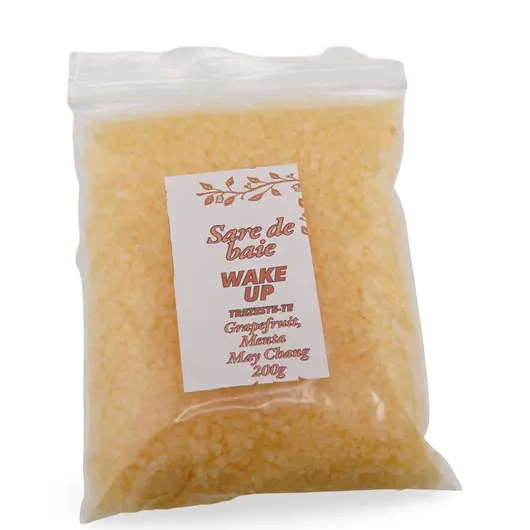 Sare de baie Wake Up (Grapefruit, Menta si May Chang), Ancient Wisdom 200g
