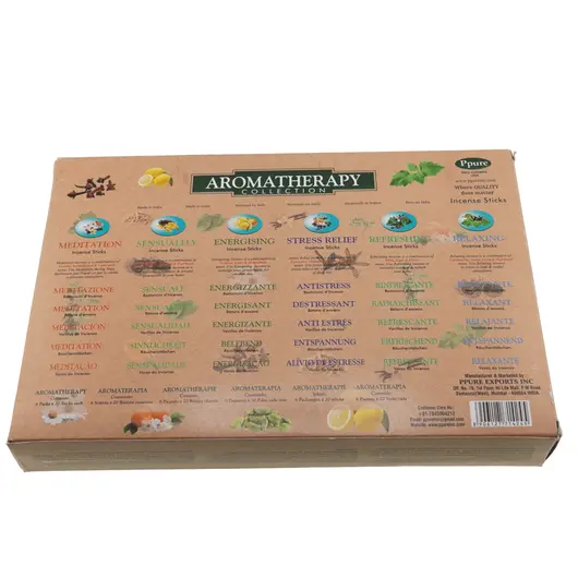 Set 6 pachete betisoare parfumate Ppure Nag Champa Aromatherapy, imagine 3