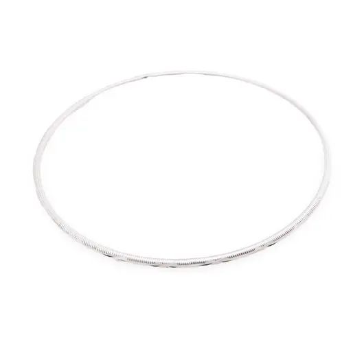 Bratara din argint 925 fixa, model rotund gravat, 3mm