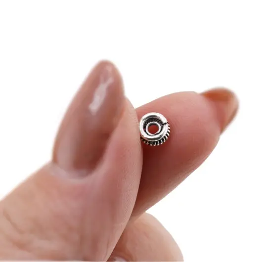 Accesoriu din Argint 925, model rotund gravat, set 5 buc - 5,3mm, imagine 5