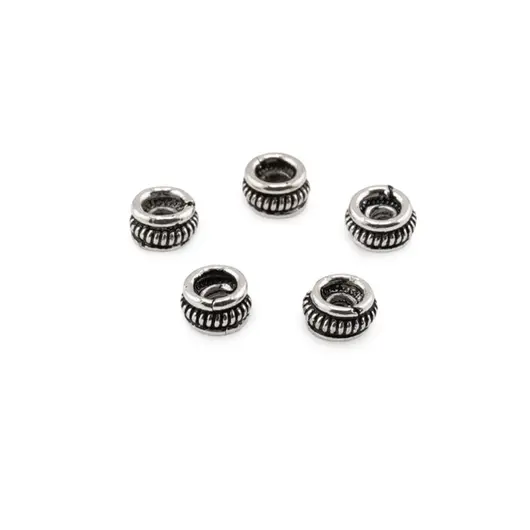 Accesoriu din Argint 925, model rotund gravat, set 5 buc - 5,3mm