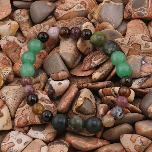 Radacini si stele, Bratara cristale naturale 6-8mm, imagine 3
