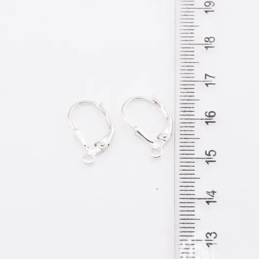 Accesoriu din Argint 925, agatatoare pentru cercei laverback, o pereche - 16,5x9,4mm, imagine 4