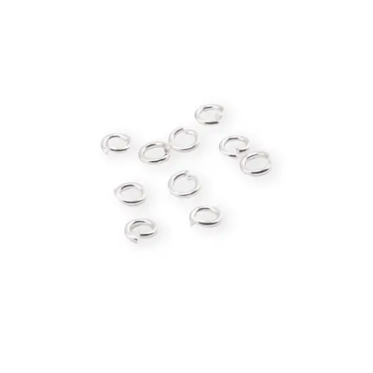 Accesoriu din Argint 925, anou nesudat, set 10 buc - 4x0,5mm, imagine 2