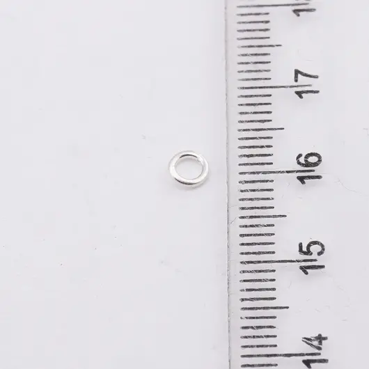 Accesoriu din Argint 925, anou nesudat, set 10 buc - 4x0,5mm, imagine 4