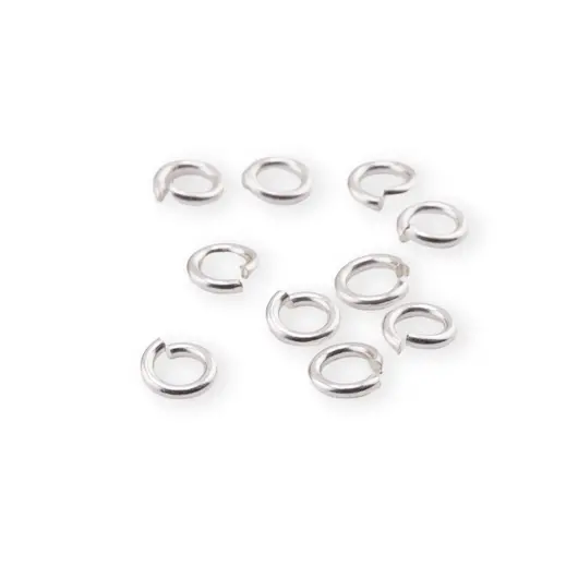 Accesoriu din Argint 925, anou nesudat, set 10 buc - 5x0,8mm, imagine 2