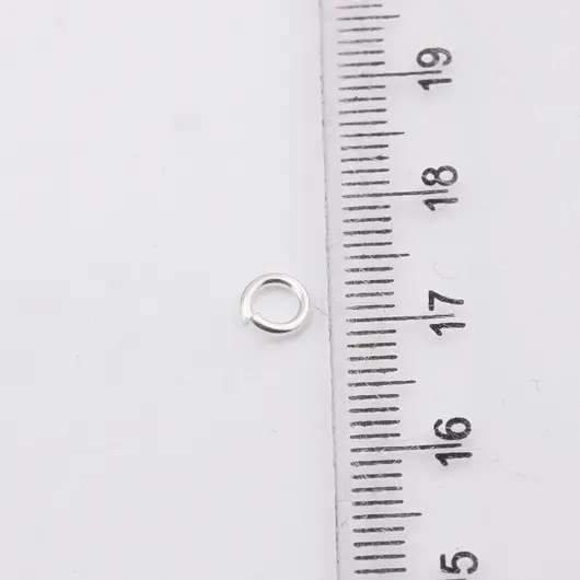 Accesoriu din Argint 925, anou nesudat, set 10 buc - 5x0,8mm, imagine 4