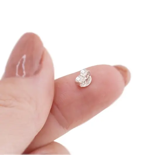 Accesoriu din Argint 925, surub pentru cercei, set 10 buc - 5x3mm, imagine 5