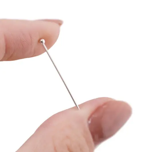 Accesoriu din Argint 925, tija cu bumb in capat, set 10 buc - 25,5x0,5mm, imagine 5