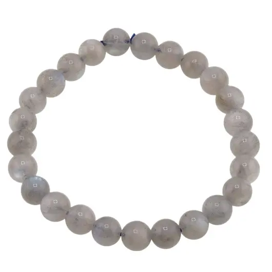 Bratara pe elastic Labradorit sfere, 8mm