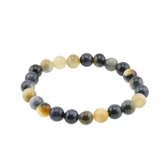 Bratara pe elastic Ochi de pisica sfere, 8mm, imagine 2