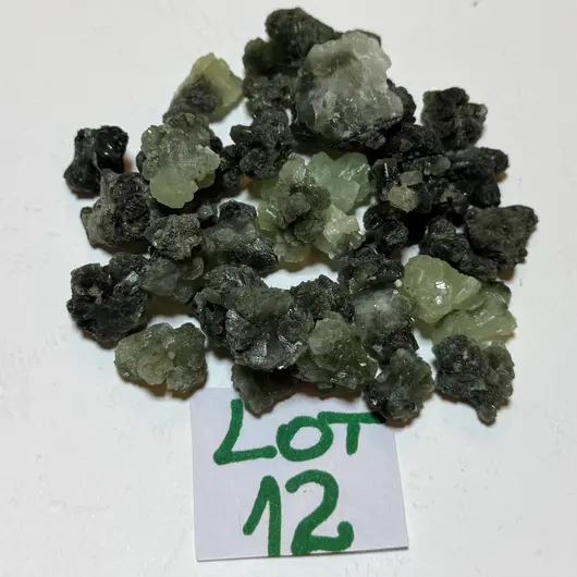Prehnit de Maroc, lot cristale naturale unicat, 100g, A12, imagine 2