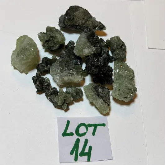 Prehnit de Maroc, lot cristale naturale unicat, 100g, A14, imagine 2