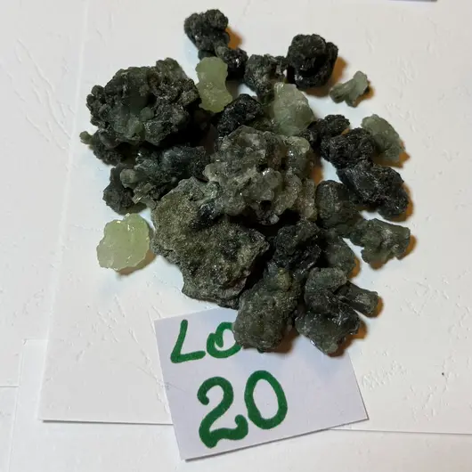 Prehnit de Maroc, lot cristale naturale unicat, 100g, A20, imagine 2