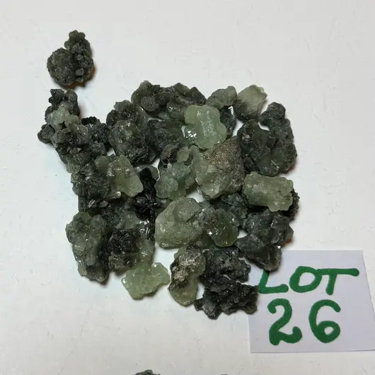 Prehnit de Maroc, lot cristale naturale unicat, 100g, A26, imagine 2