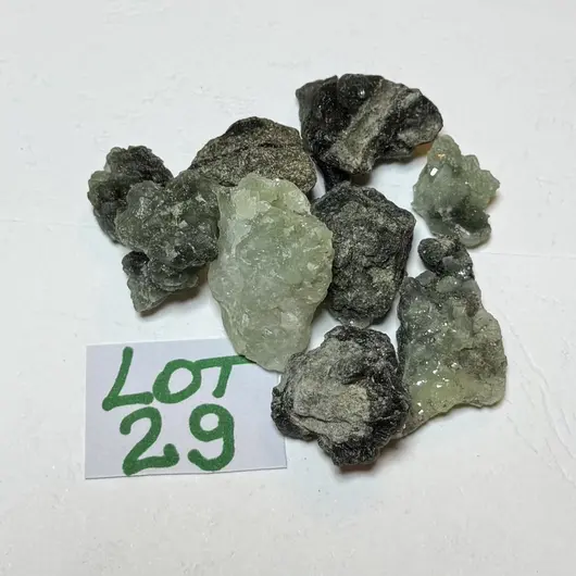 Prehnit de Maroc, lot cristale naturale unicat, 100g, A29, imagine 2