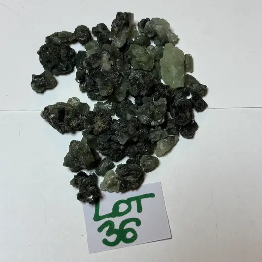 Prehnit de Maroc, lot cristale naturale unicat, 100g, A36, imagine 2