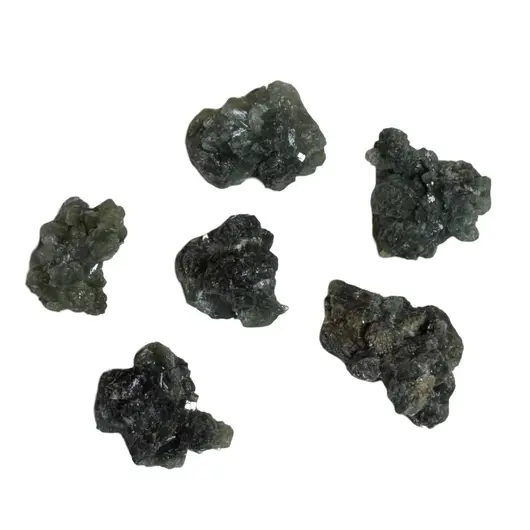 Prehnit de Maroc brut, verde inchis, 2cm, imagine 2