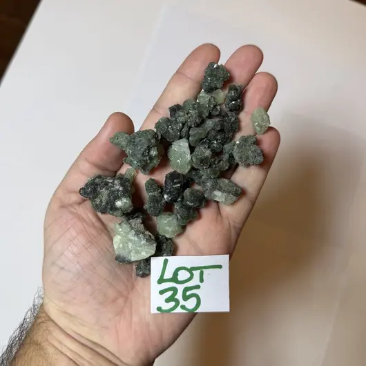 Prehnit de Maroc, lot cristale naturale unicat, 100g, A35