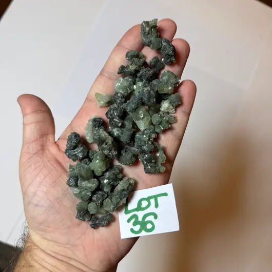 Prehnit de Maroc, lot cristale naturale unicat, 100g, A36