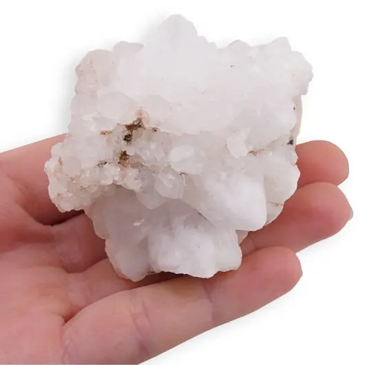 Calcit alb din Maroc cluster, 120-160g, imagine 4