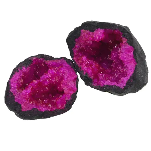 Geoda cuart de Maroc, mare - 7-9cm, roz