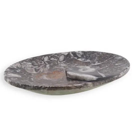 Vas slefuit din mix fosile oval, 12-12,5cm, imagine 5