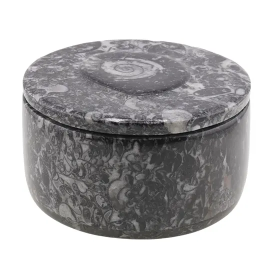 Vas slefuit din mix fosile rotund mare - 10,5cm, imagine 3