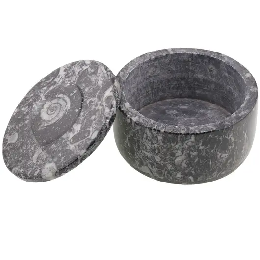 Vas slefuit din mix fosile rotund mare - 10,5cm