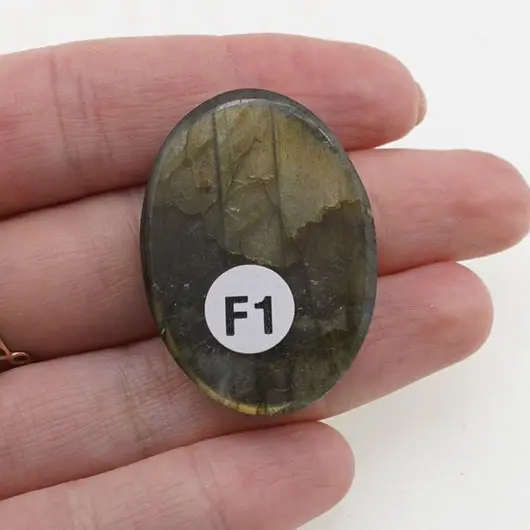 Cabochon Labradorit fatetat 37x26x7,5mm F1, imagine 2