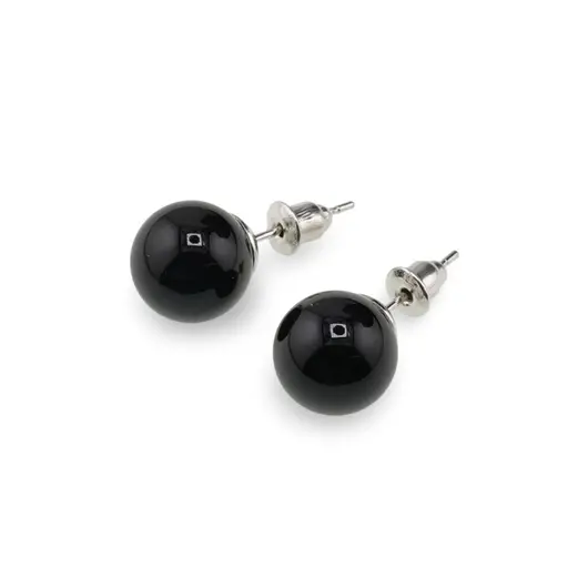 Cercei cu surub Onix sfere, 10mm
