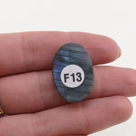 Cabochon Labradorit fatetat 26x18x6,5mm F13, imagine 2