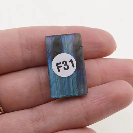 Cabochon Labradorit fatetat 16x15x7,5mm F31, imagine 2