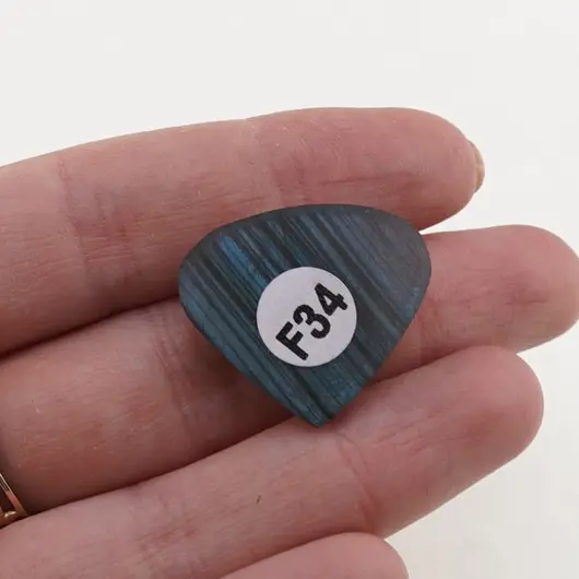 Cabochon Labradorit fatetat 22x26x7mm F34, imagine 2