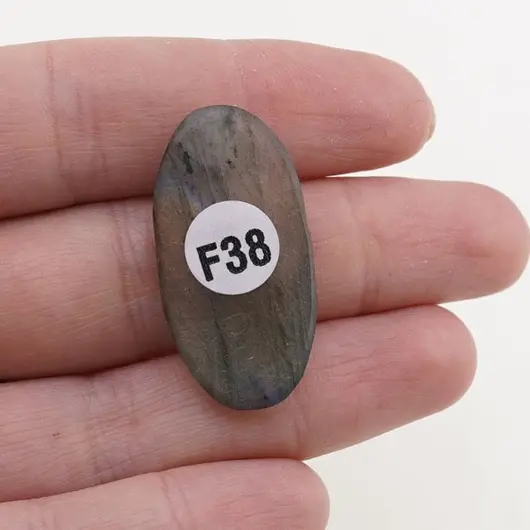 Cabochon Labradorit fatetat 33x16x6mm F38, imagine 2