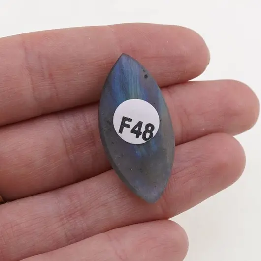Cabochon Labradorit fatetat 33x15x6mm F48, imagine 2