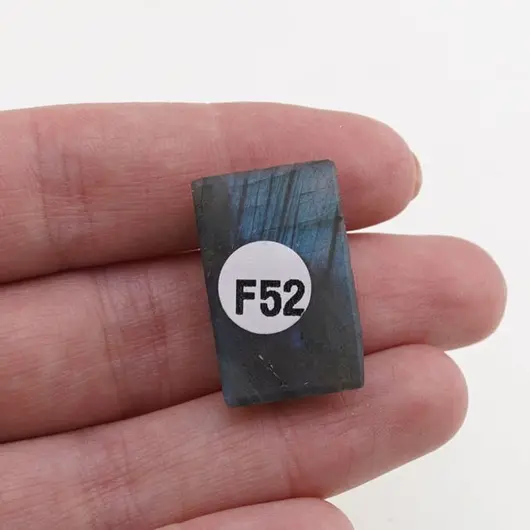 Cabochon Labradorit fatetat 25x15x8mm F52, imagine 2
