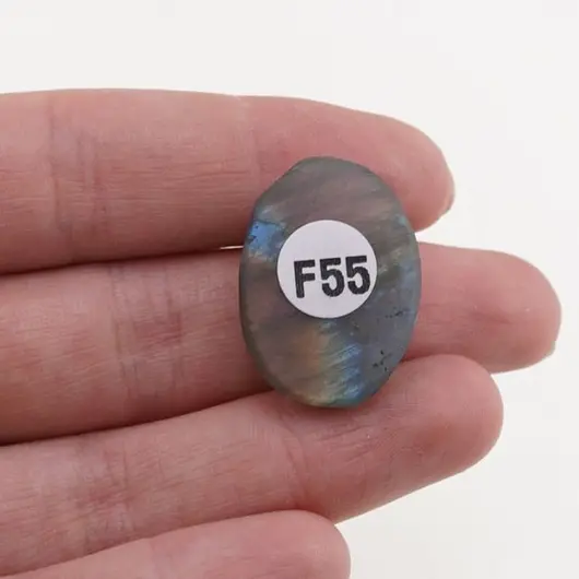 Cabochon Labradorit fatetat 24x18x6mm F55, imagine 2