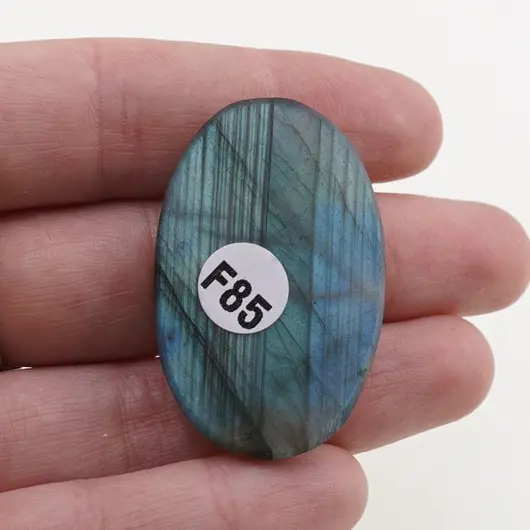 Cabochon Labradorit fatetat 40x25x8mm F85, imagine 2