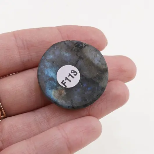 Cabochon Labradorit fatetat 31x31x9mm F113, imagine 2