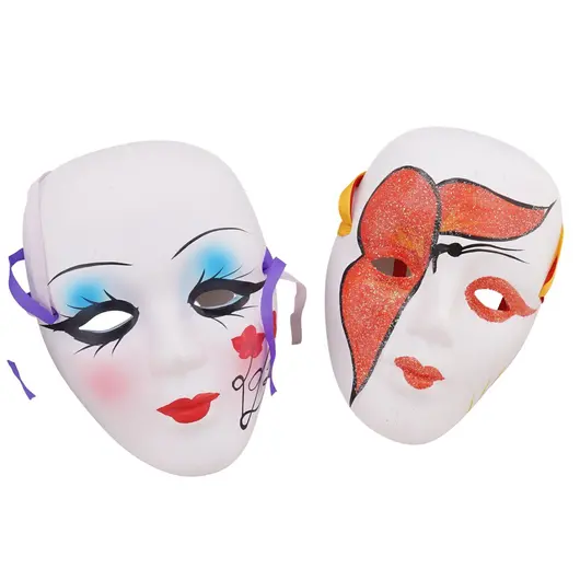 Masca decorativa venetiana mare, 15cm, imagine 3