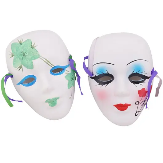 Masca decorativa venetiana mare, 15cm, imagine 4