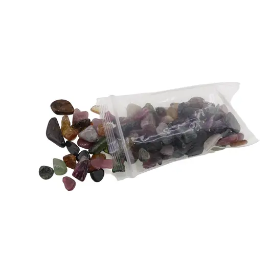 Spartura Turmalina multicolora pietre chips, 25g, imagine 2