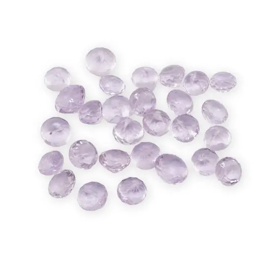 Cabochoane extrafatetate din Ametist lavanda natural, calitate AAA, 8mm, imagine 2