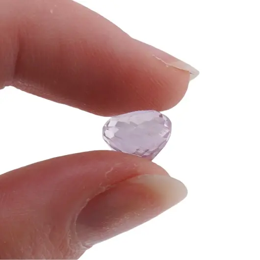 Cabochoane extrafatetate din Ametist lavanda natural, calitate AAA, 8mm, imagine 4