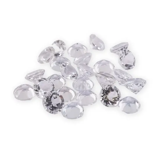 Cabochoane extrafatetate din Cristal de stanca natural, calitate AAA, 8mm, imagine 2